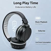 Casque audio double usage (sur oreille et supra-auriculaire), casque stéréo réglable avec coussinets doux pour les longs trajets en avion