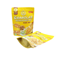 Sac d'emballage en plastique à fermeture éclair refermable pour fruits secs chips de pommes de terre collations pour biscuits bonbons