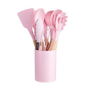 Wholesale 12pcs Silicone <b>Kitchen</b> Utensils Set Cooking <b>Accessories</b> and Tools - Product Image 4