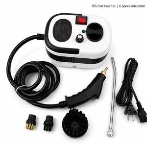 Limpiador a Vapor Portátil de 1500W, 3BAR de Alta Presión, 100°C, Tanque de 1200ML, Calentamiento Rápido en 15 Segundos, 6 Velocidades, para Hogar, Auto, Cocina, Baño, OEM, ODM - Product Image 5