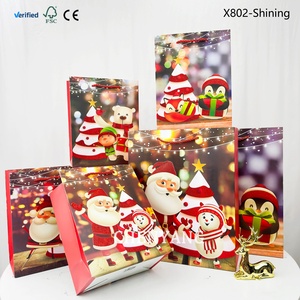 Sac en papier écologique personnalisé pour bougies de Noë<span class=keywords><strong>l</strong></span>, motif papillon, couleur ivoire, en stock, livraison rapide en 2 jours, idéal pour les achats chinois. - Product Image 3