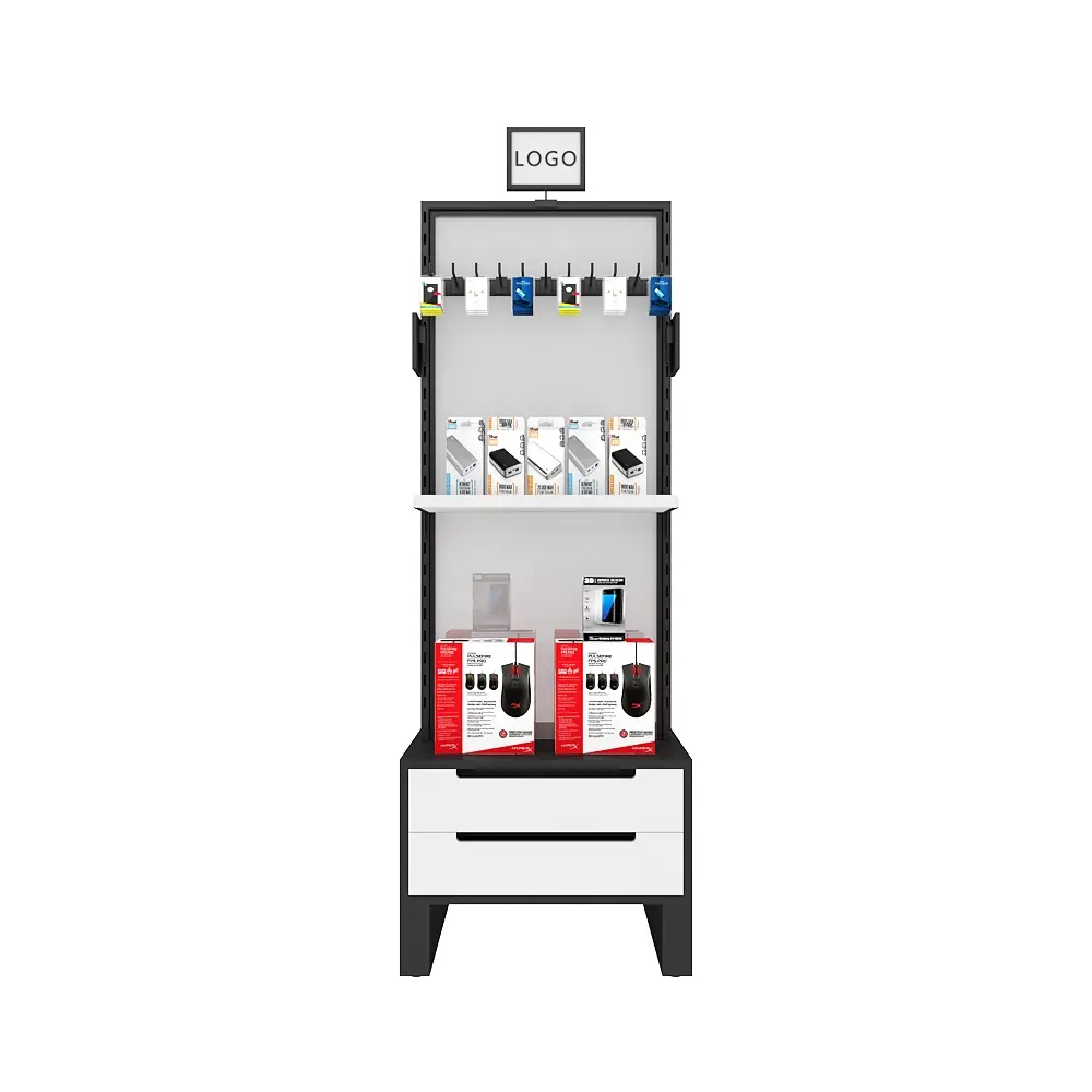 แท่นเหล็กติด3C สินค้าแบรนด์เนมแบบสั่งทำแท่นชาร์จอุปกรณ์เสริมสำหรับร้านโทรศัพท์มือถือ