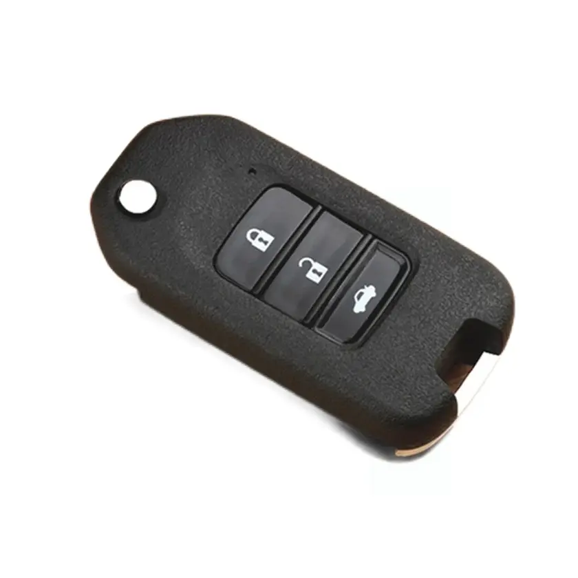 High Quality Smart Remote Key Shell Case For Honda FIT XRV VEZEL CITY JAZZ 3Buttons Folding Key