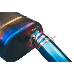 ท่อไอเสีย Vortex Titanium High Performance Catback สำหรับ Porsche Macan S GTS 3.0 3.6 ปี 2018-2025 ระบบวาล์วทรอนิกส์ - Product Image 4