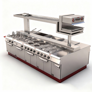 Estufa de Gas Comercial de Acero Inoxidable con Horno - Cocina de 6 Quemadores para Restaurante - Estación de Cocina de Alta Resistencia para Preparación de Alimentos - Product Image 3