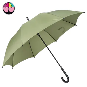 Fabriek Winddicht Promotionele Rechte Paraplu Voor Regenachtige Paraplu Auto Open Goede Kwaliteit Met Logo Prints Custom Made
