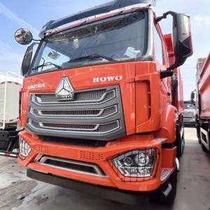 รถดัมพ์ SINOTRUK HOWO NX 6x4 371 แรงม้า สีส้ม รถบรรทุกงานหนักทนทาน - Product Image 4