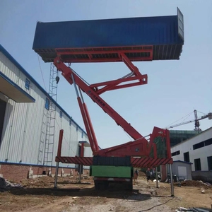 Stable Vehicle Mounted High Altitude Working Platform Integrated Color Steel <b>Tile</b> Roll Forming Machine For Warehouse Steel Roof - Product Image 2