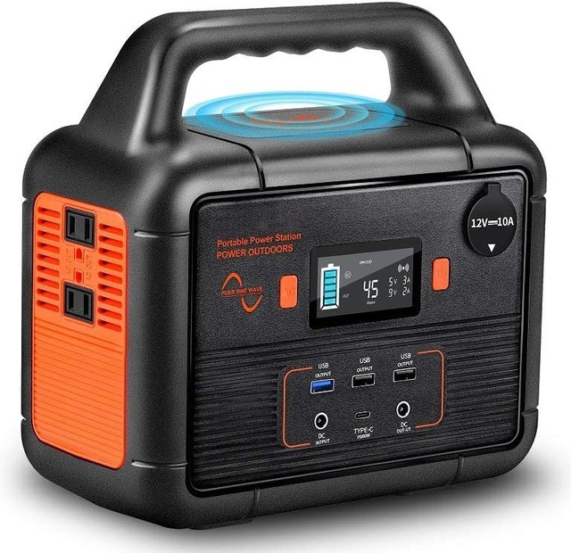 Portable Power Station 72000mAh Capacity Solar Generator Backup Battery for Outdoor