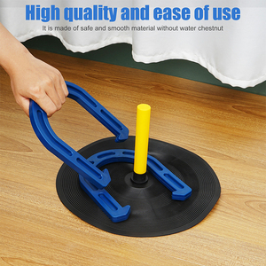 Utdoor-orseshoes de goma, 4 dow, 2 egegs 2 Rubber ATS 2 Red plástica - Product Image 4