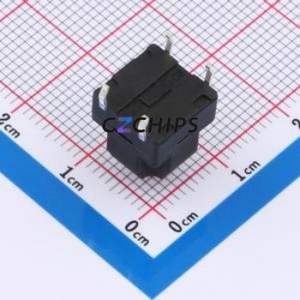 TSW10111-130B333CB Tactile Switch Through hole Component (THT)-4P,10x10mm Switch Single Pole Single Throw Round Button 1.8N 10mm - Product Image 2