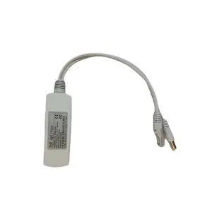 משלוח מדגם POE ספליטר Power Over Ethernet Rj45 מתאם 48V כדי 12V 10/100Mbps PoE ספליטר עבור IP מצלמה