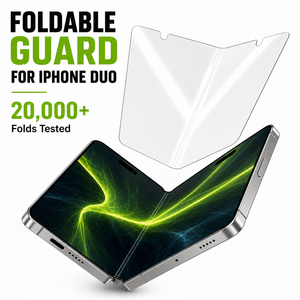 Protector de Pantalla de Hidrogel Plegable para iPhone Duo, TPU de Cobertura Total HD, Antihuellas, Autoregenerable, Sin Burbujas - Product Image 3