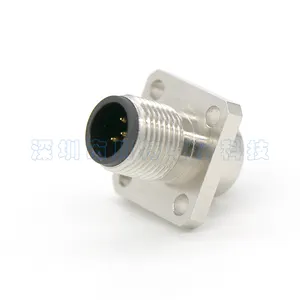Manufacturer Direct Selling M12D0 Socket Male 3 4 5 6 8 12 17Pin Circular Connectors
