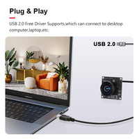 Módulo de Cámara Industrial de 8MP Imx415, 32x32mm, 2.4mm, 120 Grados sin Distorsión, USB, 4K UVC, Mini HD de Alta Calidad, Montaje M12