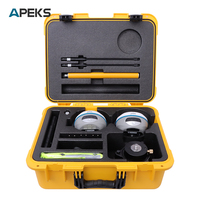 Récepteur GNSS RTK laser APEKS AP30 1408Ch 120 °   Équipement de topographie GPS IMU à double caméra avec laser vert 30M, base et rover