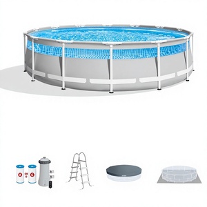 <span class=keywords><strong>Piscine</strong></span> hors sol <span class=keywords><strong>INTEX</strong></span> 26721EH 14 pieds x 42 pouces avec pompe 1000 GPH, capacité de 3357 gallons, pour les enfants de 6 ans et plus - Product Image 1