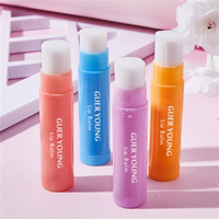 Baume à lèvres végétalien coloré personnalisé avec logo, réparateur, hydratant, soin des lèvres, marque privée