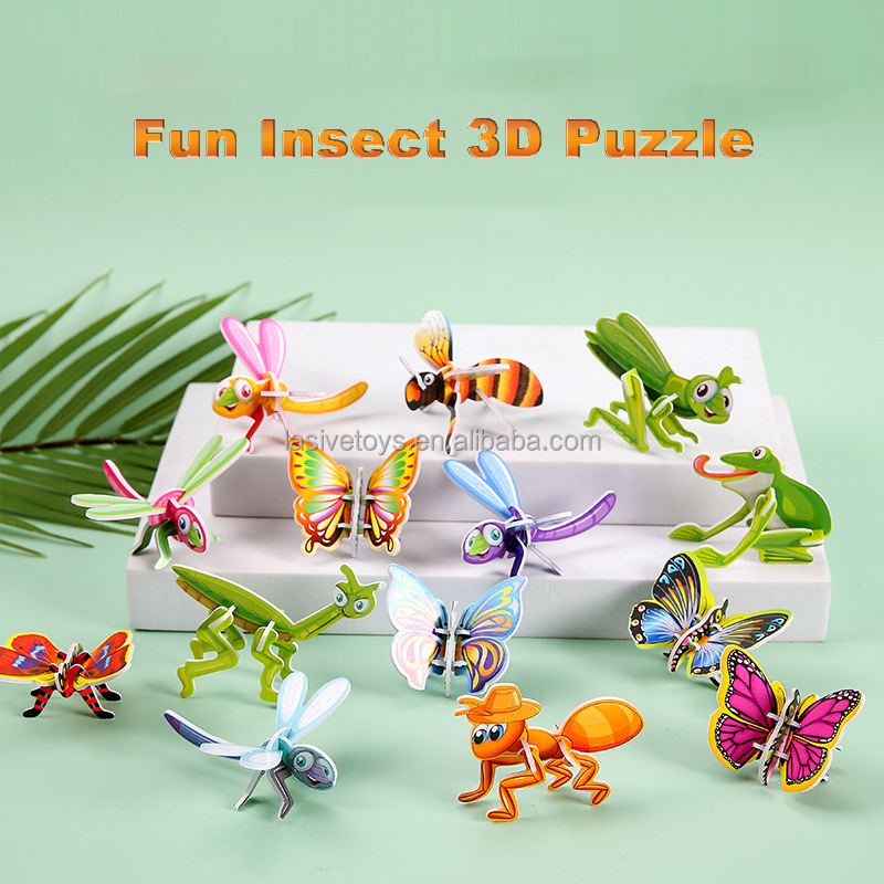Insecte puzzle 10 pcs/sac
