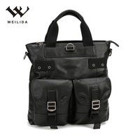 Sac à main pour ordinateur portable de grande capacité pour hommes d'affaires de bonne qualité, en PU noir