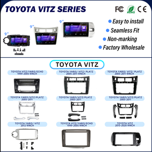 กรอบหน้าปัดรถยนต์สำหรับ TOYOTA Alphard <span class=keywords><strong>YARIS</strong></span> VITZ CROWN <span class=keywords><strong>ชุด</strong></span>แผงหน้าปัดวิทยุติดรถยนต์ จอแอนดรอยด์ กรอบวิทยุติดรถยนต์ ขายส่ง - Product Image 3