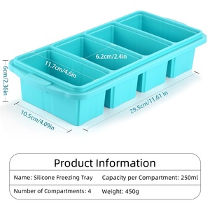 2025 Thân Thiện Với Môi Lớn <span class=keywords><strong>Silicone</strong></span> <span class=keywords><strong>Ice</strong></span> <span class=keywords><strong>Cube</strong></span> Khay Bền Vững Vuông <span class=keywords><strong>Ice</strong></span> Khuôn Maker Với Biểu Tượng Tùy Chỉnh - Product Image 4