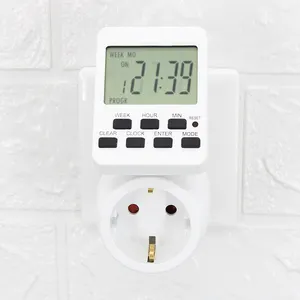 Digital LCD Display 24h Electric Timer Plug Socket Programmable Switch Timer Electronic Power Supply