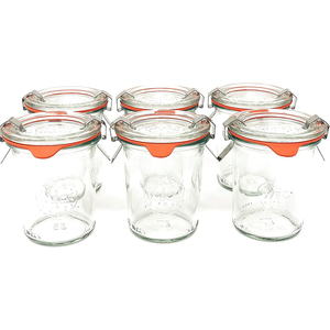 50ml,100ml,300ml,500ml Tapered Vetro Gelatina <span class=keywords><strong>weck</strong></span> Vasi Con Vetro di Tenuta In Gomma Coperchio e Morsetti - Product Image 4