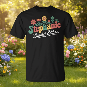 Camiseta con nombre personalizado vintage de edición limitada de Stephanie - Product Image 3