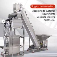Ascenseur automatique de convoyeur de nourriture d'air Machine de conditionnement inclinée de type seau personnalisable de chargeur de vis pour des grains de café