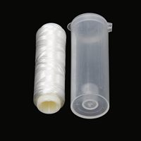 Fil élastique pour appât, matériel de pêche en mer, ligne de pêche invisible extensible pour maintenir l'appât sur l'hameçon