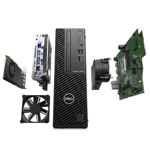 เวิร์กสเตชัน GPU อิเล็กทรอนิกส์ 300W Xeon 6-DIMM Slots 4 X PCIe3.0 8GB RDIMM T3460 I5-12500 - Product Image 3