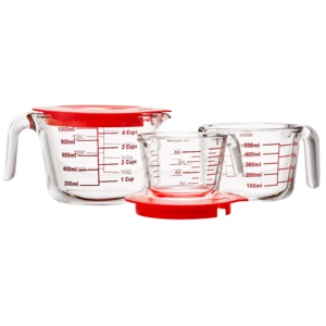 Vaso Medidor de Vidrio Hokoo, Resistente al Calor, Gran Capacidad, con Asa Graduada para Cocina y Repostería - Product Image 4