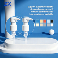 Tête de pompe à dentifrice personnalisable en couleur et taille, avec interrupteur externe autobloquant gauche/droite, échantillons gratuits