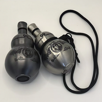 Bouteille d'eau isotherme en acier inoxydable en forme de gourde Wukong Black Myth, thermos sous vide, gourde de sport avec sangle