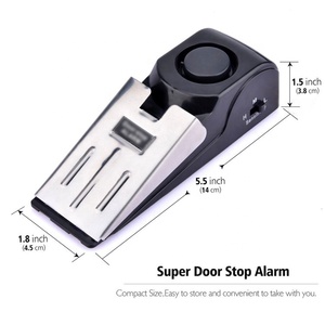 Anti Theft <strong>Burglar</strong> Alert System 120dB Wireless <strong>Door</strong> Stop <strong>Door</strong> Slot <strong>Alarm</strong> Home Safely Security Detection Wedge - Product Image 3