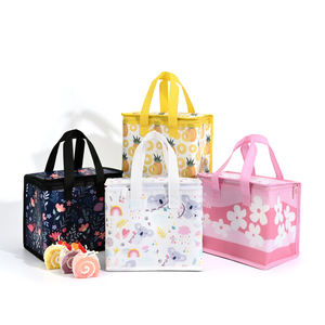 इन्सुलेटेड बड़े क्षमता वाले लाल थर्मल टेकअवे इन्सुलेशन कूलिंग बैग पिकनिक के लिए उच्च गुणवत्ता वाले पोर्टेबल कूलर लंच बॉक्स बैग - Product Image 3