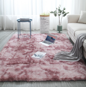 <span class=keywords><strong>Tapis</strong></span> shaggy tie-dye dégradé, super doux et moelleux, à poils longs, antidérapant, pour salon, chambre, décoration intérieure - Product Image 5
