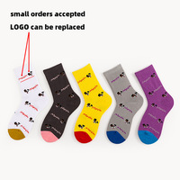 Fabricante de alta calidad, calcetines personalizados con estampado de algodón, calcetines deportivos de diseñador con bordado personalizado, calcetines con logotipo personalizado