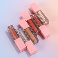 Lot de rouges à lèvres liquides mats imperméables en gros, marque privée, sans cruauté, haute pigmentation, gloss velours, logo personnalisé
