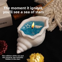 Gel-Wachs Muschelförmige Duftkerze Handgemacht Hochzeit Heim-Duft Aromatherapie Deko Geschenk Raumdekoration Schlafzimmer SPA Großhandel