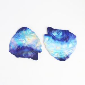 Sac en Mylar à fermeture éclair refermable de forme spéciale découpée, résistant aux odeurs, debout, 3,5 g 7 g 14 g, pochette holographique - Product Image 4