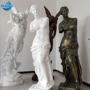 Statuetta Angelo Venere con Braccio Spezzato in Acciaio Inossidabile Lucidato a Specchio, Scultura Moderna e Tradizionale - Product Image 2