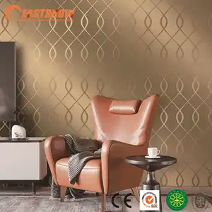 Restaurant Decoration Interior Wall Paper Rolls 3D Luxury Wall Paper Home PVC Wallpaper