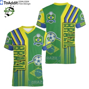 Maillots <span class=keywords><strong>de</strong></span> football personnalisés du Brésil, version joueur, tenue <span class=keywords><strong>de</strong></span> football 2026, uniforme <span class=keywords><strong>de</strong></span> football, maillots <span class=keywords><strong>de</strong></span> football - Product Image 4