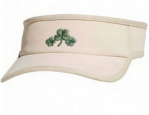 Visera Deportiva Bordada con Trébol de Cuatro Hojas del Día de San Patricio Irlandés, Ajustable, con Parte Superior Abierta, para Golf, Tenis y Running - Product Image 4