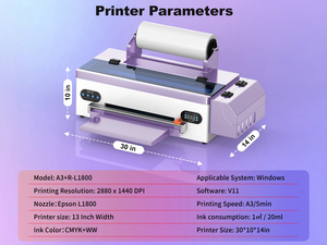 Colorsun - Cabezal de Impresión Nuevo Color L1800 para Impresora DTF A3, Tecnología de Impresión Avanzada, Impresora de Camisetas, Transferencia a Película para Prendas de Vestir - Product Image 2