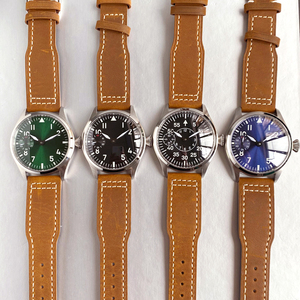 Nouvelles montres en verre saphir bleu/noir/vert de 42 mm, <span class=keywords><strong>mouvement</strong></span> à remontage manuel <span class=keywords><strong>ETA</strong></span> <span class=keywords><strong>6497</strong></span> ST3600, style business, montre pour homme Tandorio - Product Image 5