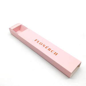 Personalized custom small cheap pull out cardboard retail paper pen packaging box