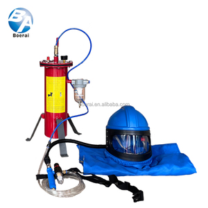 Casque de sablage avec tube de refroidissement <span class=keywords><strong>d</strong></span>'<span class=keywords><strong>air</strong></span> et filtre à <span class=keywords><strong>air</strong></span> au charbon actif inclus - Product Image 2